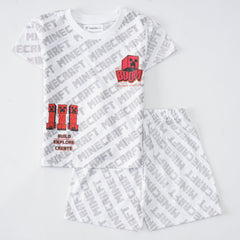 Kjunction Boys Half Sleeves 2 Piece Suit (8288)