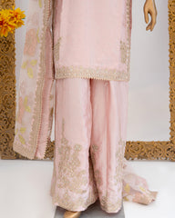 Saira Sultana Stitched Wedding Formals Suit-Haya-Peach