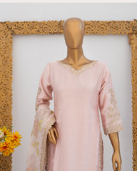 Saira Sultana Stitched Wedding Formals Suit-Haya-Peach