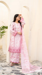 Dressline Launching New Unstitched 3 Pcs Premium Chikankari Emb Digital Printed Lawn Collection