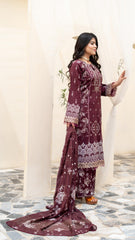Dressline Launching New Unstitched 3 Pcs Premium Chikankari Emb Digital Printed Lawn Collection