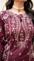 Dressline Launching New Unstitched 3 Pcs Premium Chikankari Emb Digital Printed Lawn Collection