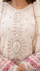 Dressline Launching New Unstitched 3 Pcs Premium Chikankari Emb Digital Printed Lawn Collection