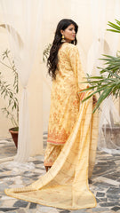 Dressline Launching New Unstitched 3 Pcs Premium Chikankari Emb Digital Printed Lawn Collection