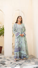 Dressline Launching New Unstitched 3 Pcs Premium Chikankari Emb Digital Printed Lawn Collection