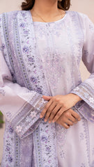 Dressline Launching New Unstitched 3 Pcs Premium Emb ChikankariJacquard Lawn Collection