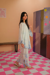Dhaga Stitched Solid 2 Piece Emb Suit-Obsessed
