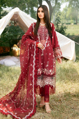 Sardinia Unstitched 3 Piece Luxury Lawn Collection-ROSABEL