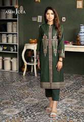 Asim Jofa Outfit Of The Day Ajod-17 Embroidered Yarn Dyed 2 Pcs