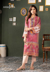 Asim Jofa Outfit Of The Day Ajod-06 Printed Lawn Silk 1 Pc