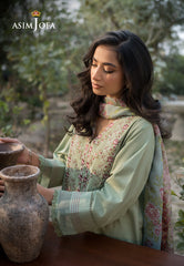 Asim Jofa Essential Pret Drop 6 Ajpb-107 Embroidered Cambric 3 Pcs