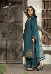 Asim Jofa Essential Pret Drop 6 Ajpb-97 Embroidered Raw Silk 3 Pcs
