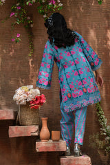 Print Muse By Sahar Stitched Co Ords Cambric Suit-Tropical Bloom