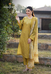 Asim Jofa Essential Pret Drop 6 Ajpb-91 Printed Embroidered Cambric 3 Pcs