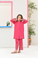 Dhaga Stitched 2 Piece Premium Cotton Lawn Kids Collection'2025-Matilda