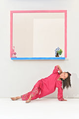 Dhaga Stitched 2 Piece Premium Cotton Lawn Kids Collection'2025-Matilda