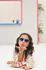 Dhaga Stitched 2 Piece Premium Cotton Lawn Kids Collection'2025-Sienna