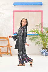 Dhaga Stitched 2 Piece Premium Cotton Lawn Kids Collection'2025-Melody