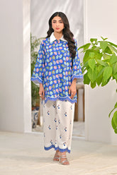 Dhaga Stitched 2 Piece Poly Cambric Suit-Renec