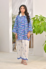 Dhaga Stitched 2 Piece Poly Cambric Suit-Renec