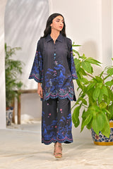 Dhaga Stitched 2 Piece Poly Cambric Suit-Erika