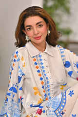 Dhaga Stitched 2 Piece Poly Cambric Collection'2025-Oceane