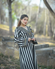 Urban Cut Stitched 1 Piece Emb Cotton Eid Edit-C0260-Long Dress
