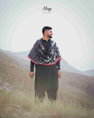 Tng By MD Mens Stole Collection-Huroof Stole Black