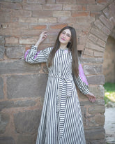 Urban Cut Stitched Co Ords Emb Cotton Eid Edit-C0270