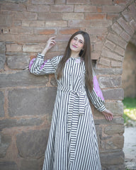 Urban Cut Stitched Co Ords Emb Cotton Eid Edit-C0270