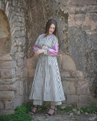 Urban Cut Stitched Co Ords Emb Cotton Eid Edit-C0270