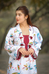Urban Cut Women's Printed 2-Piece Cotton Suit-C0234