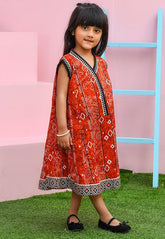 Modest Stitched Summer Kids Shirts Suit-Noura