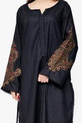 1 Piece Embroidered Stitched Shirt with Zari Works - 100% Cotton Urban Cut