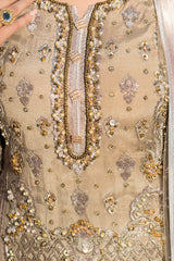Imrozia Serene Stitched 3 Piece Bridal Formals Suit-D-073 Amber