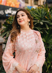 Sardinia Unstitched 3 Piece Lawn Collection-Dahlia - Momina Faiq Bajwa