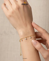 Zeesy-Dainty Drop Dangle Bracelet