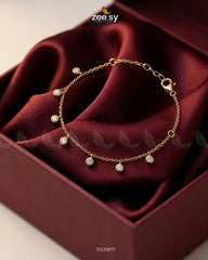 Zeesy-Dainty Drop Dangle Bracelet