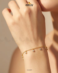 Zeesy-Dainty Drop Dangle Bracelet