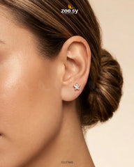 Zeesy-Dainty Star Crystal Stud Earrings