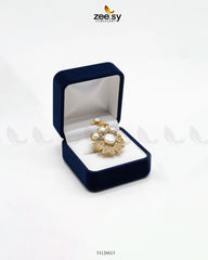 Daisy Floral Mother Pearl Ring - Zeesy Jewellery