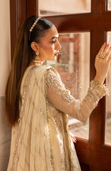 Back view of Aylin Daisy formal dress with graceful fall and details