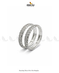 Dazzling Micro Pavé Net Bangles - Zeesy Jewellery