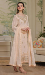 Shamooz Stitched 3 Piece Formals Collection'2025-Petal SEM-0725