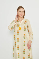 Dhaga Stitched 2 Piece Cambric Collection'2025-matching separate 0035