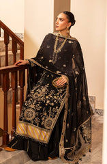 Side pose of model showing Aylin Dusky formal dress for evening wear