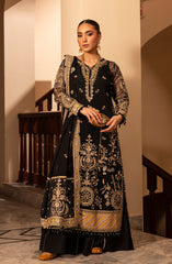 Model front look wearing Aylin Dusky formal dress in muted shade