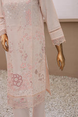 3 PC ? Peach - Festive Embroidered