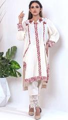 Urban Cut 1 Piece Cotton Embroidered Co- Ord Set