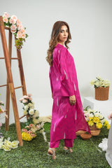 Dhaga Stitched 2 Piece Summer Suit-Matching separate 0039